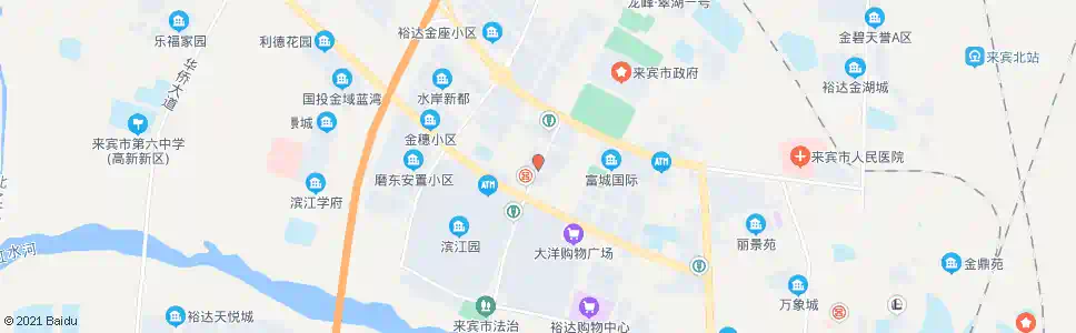 来宾裕达华庭_公交站地图_来宾公交_妙搜公交查询2025