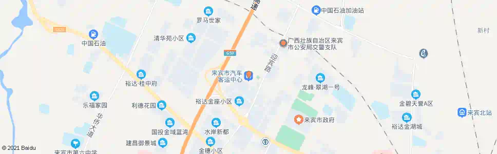 来宾老汽车站_公交站地图_来宾公交_妙搜公交查询2025