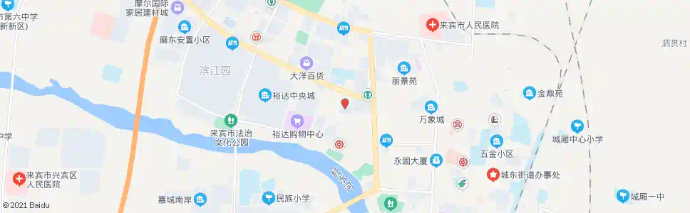 来宾金龙城小区_公交站地图_来宾公交_妙搜公交查询2025