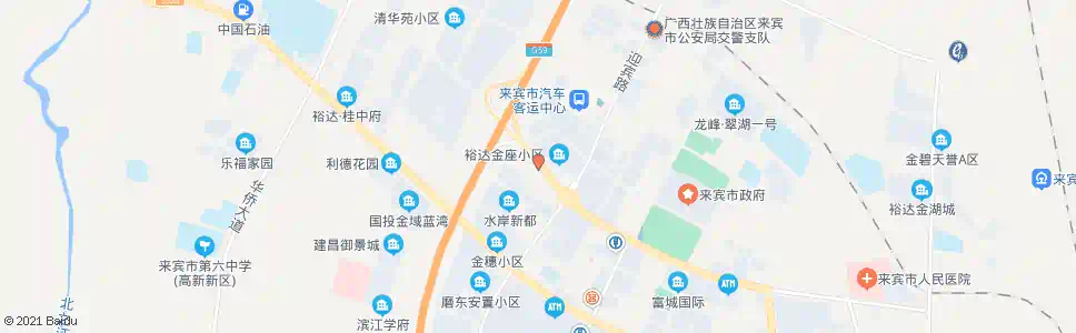 来宾来华收费站_公交站地图_来宾公交_妙搜公交查询2025