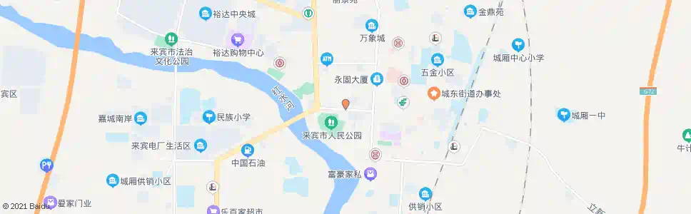 来宾建行砖厂_公交站地图_来宾公交_妙搜公交查询2025