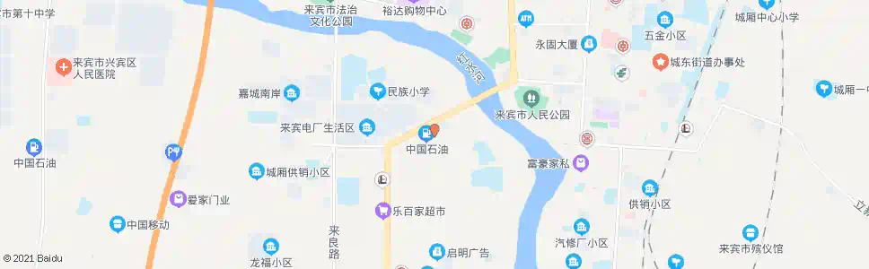 来宾新华路口_公交站地图_来宾公交_妙搜公交查询2025