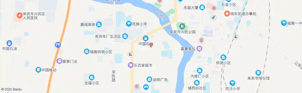 来宾新华市场_公交站地图_来宾公交_妙搜公交查询2025