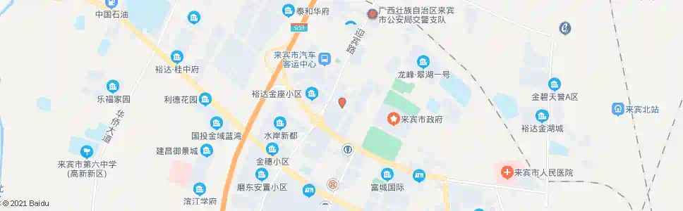 来宾市国税局_公交站地图_来宾公交_妙搜公交查询2025