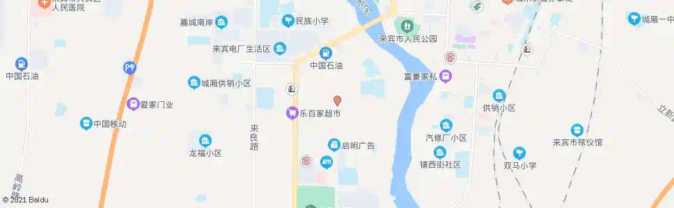 来宾新华中路_公交站地图_来宾公交_妙搜公交查询2025