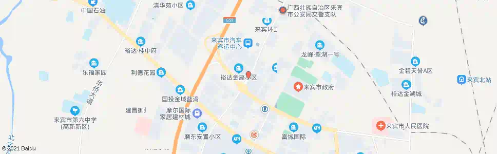 来宾高速路口_公交站地图_来宾公交_妙搜公交查询2025
