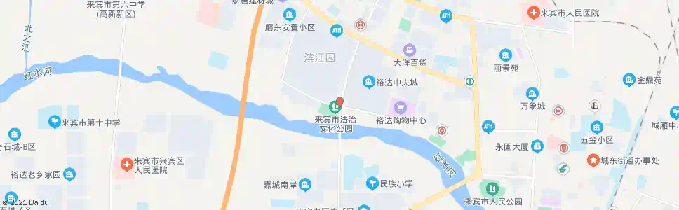 来宾红水河二桥(南)_公交站地图_来宾公交_妙搜公交查询2025