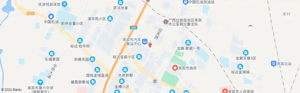 来宾燃气储备站_公交站地图_来宾公交_妙搜公交查询2025