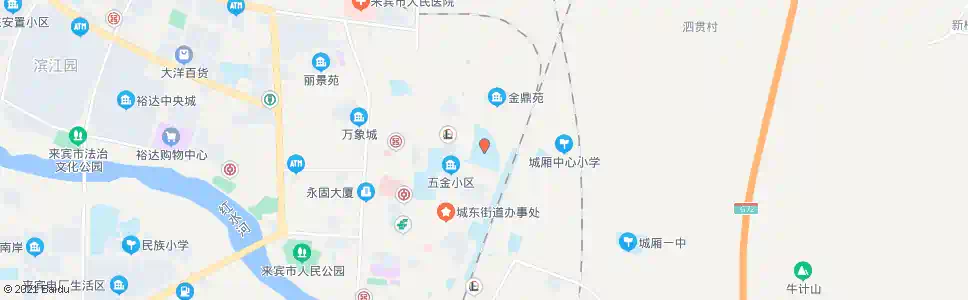 来宾市实验中学(铁中)_公交站地图_来宾公交_妙搜公交查询2025