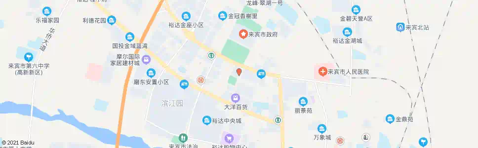 来宾富城国际_公交站地图_来宾公交_妙搜公交查询2025