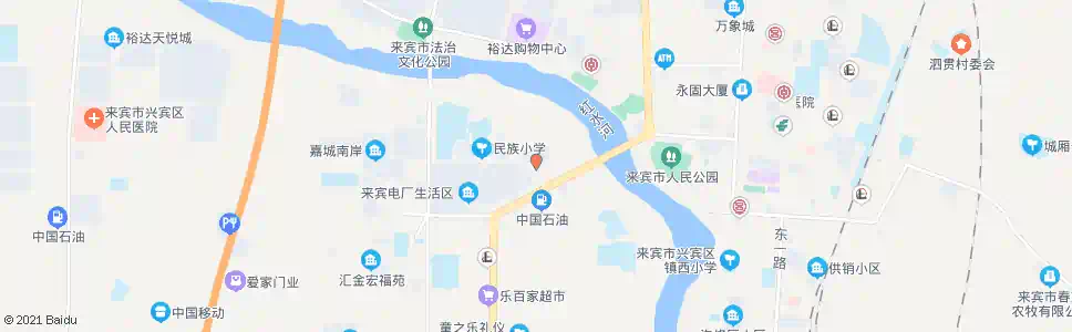 来宾河西办事处_公交站地图_来宾公交_妙搜公交查询2025