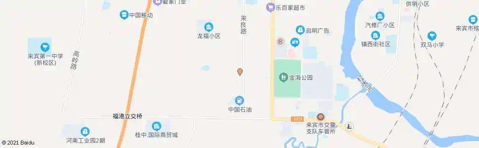 来宾磨东新村_公交站地图_来宾公交_妙搜公交查询2025