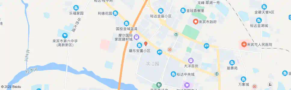 来宾磨东小区_公交站地图_来宾公交_妙搜公交查询2025