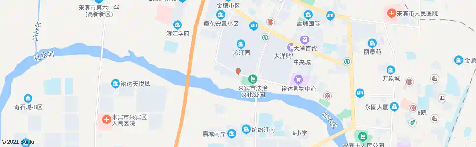 来宾滨江园南门_公交站地图_来宾公交_妙搜公交查询2025