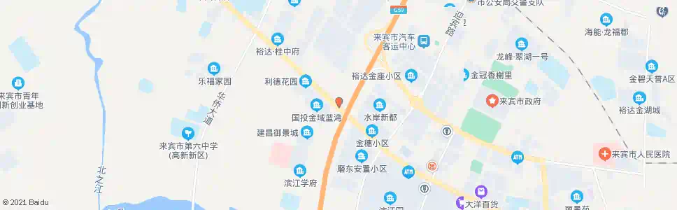 来宾鑫源建材市场_公交站地图_来宾公交_妙搜公交查询2025