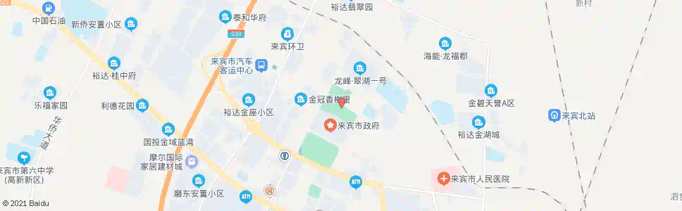 来宾邑山村_公交站地图_来宾公交_妙搜公交查询2025