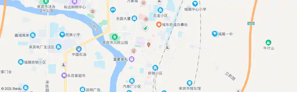 来宾维林百家惠超市_公交站地图_来宾公交_妙搜公交查询2025