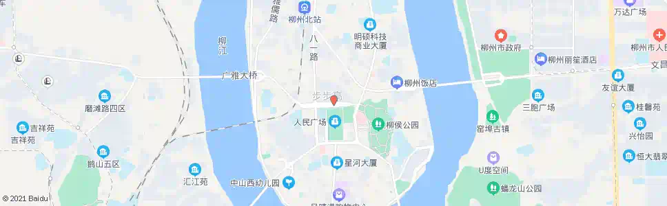 柳州广场路_公交站地图_柳州公交_妙搜公交查询2025