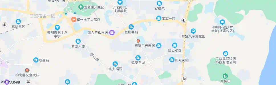 柳州金地市场_公交站地图_柳州公交_妙搜公交查询2025