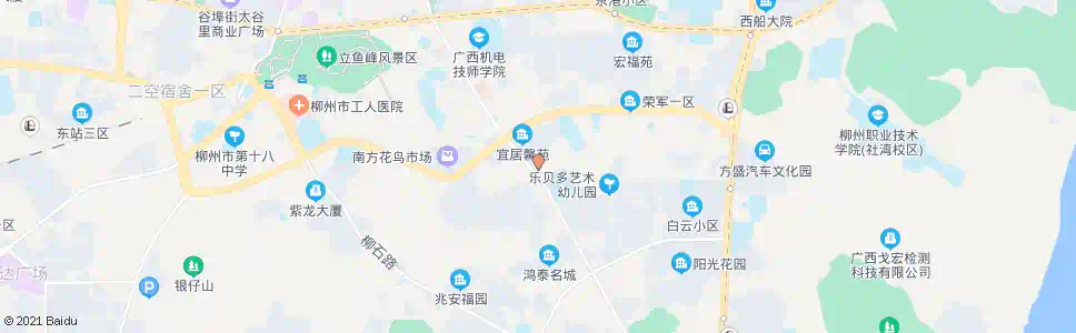 柳州荣军菜市_公交站地图_柳州公交_妙搜公交查询2025