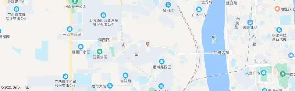 柳州河西路东_公交站地图_柳州公交_妙搜公交查询2025