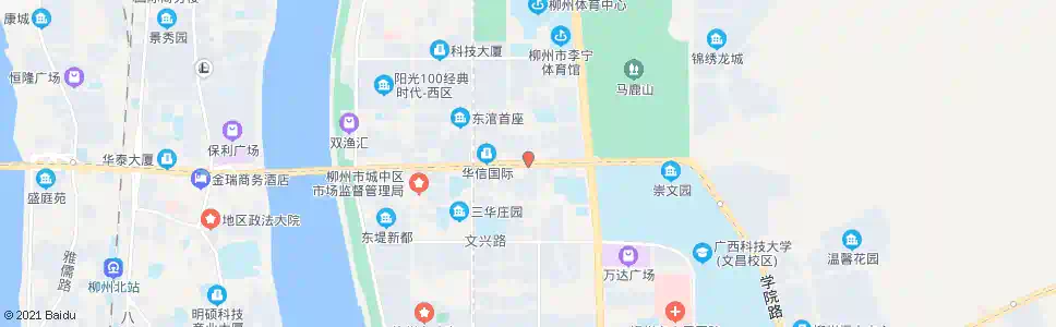 柳州华信国际东_公交站地图_柳州公交_妙搜公交查询2025