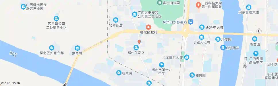 柳州区三建_公交站地图_柳州公交_妙搜公交查询2025