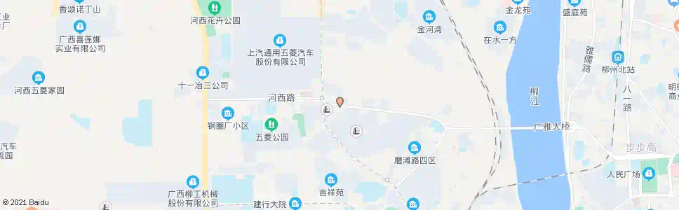 柳州龙福花苑_公交站地图_柳州公交_妙搜公交查询2025