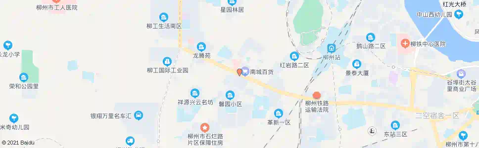 柳州龙屯立交(工人医院西院)_公交站地图_柳州公交_妙搜公交查询2025