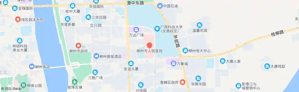 柳州市人民医院东_公交站地图_柳州公交_妙搜公交查询2025