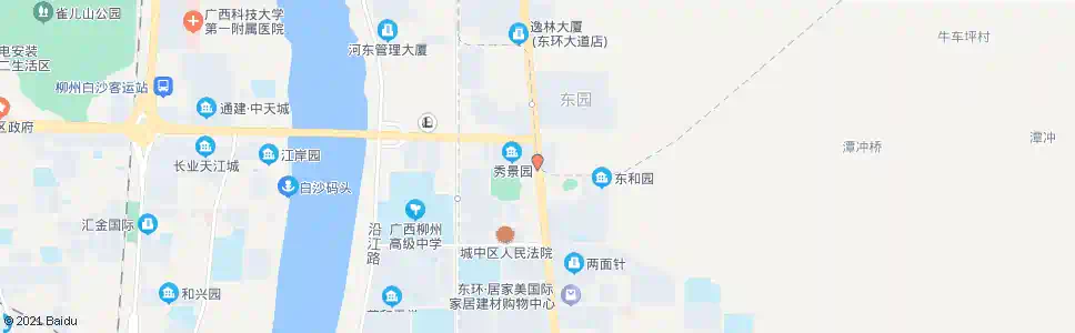 柳州东园公交站_公交站地图_柳州公交_妙搜公交查询2025