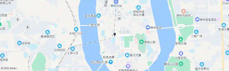 柳州高岭路_公交站地图_柳州公交_妙搜公交查询2025