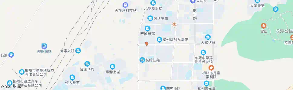 柳州航岭路北_公交站地图_柳州公交_妙搜公交查询2025