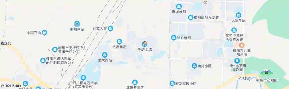 柳州华韵上城_公交站地图_柳州公交_妙搜公交查询2025