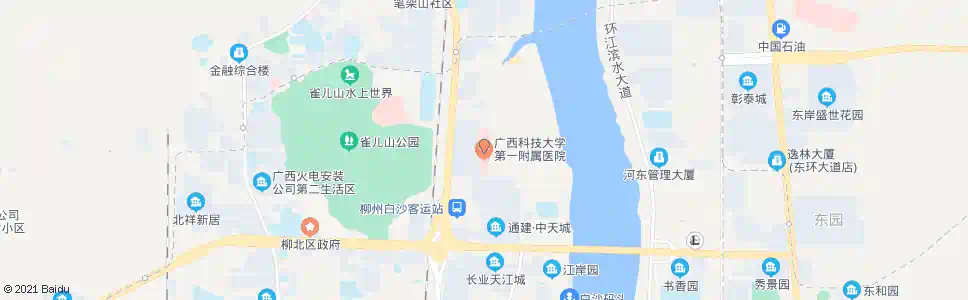 柳州柳州医专一附院_公交站地图_柳州公交_妙搜公交查询2025