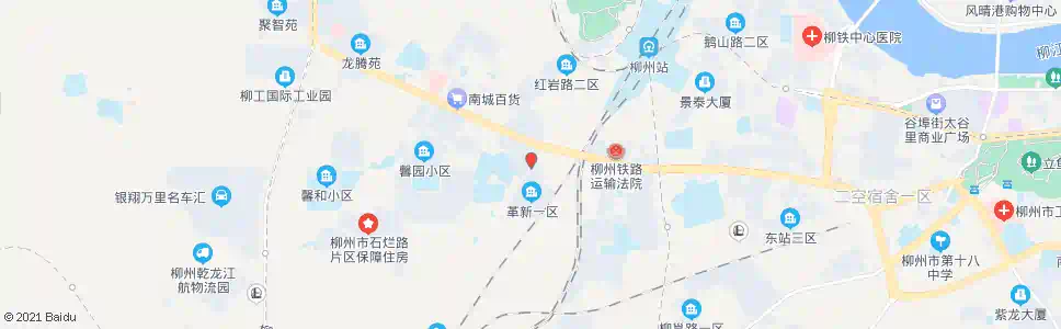 柳州革新一区_公交站地图_柳州公交_妙搜公交查询2025