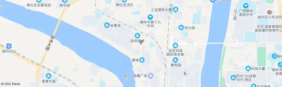 柳州桂景湾东_公交站地图_柳州公交_妙搜公交查询2025