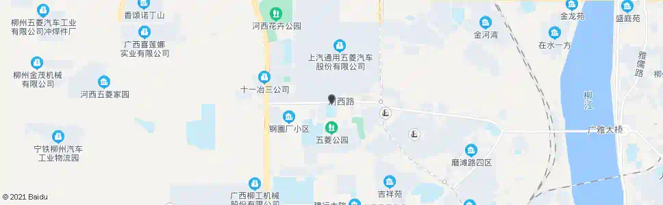 柳州五菱公司_公交站地图_柳州公交_妙搜公交查询2025