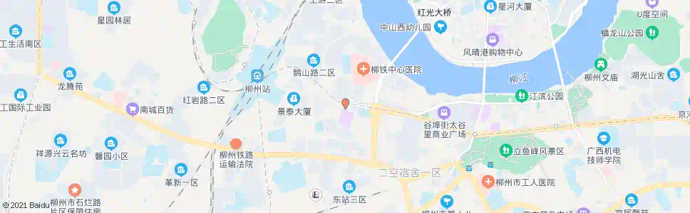 柳州延安大酒店(汽车总站)_公交站地图_柳州公交_妙搜公交查询2025