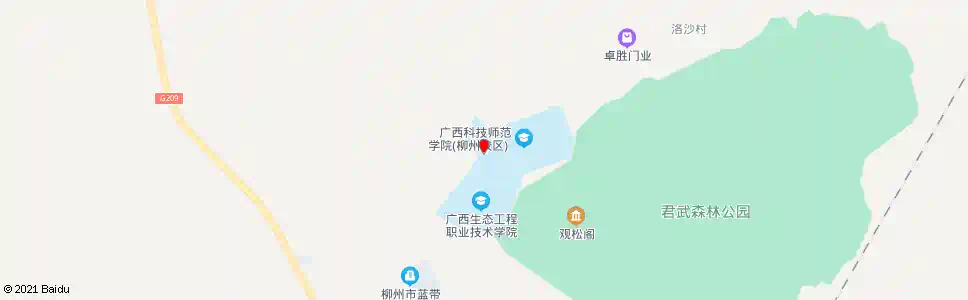 柳州柳师专南校_公交站地图_柳州公交_妙搜公交查询2025