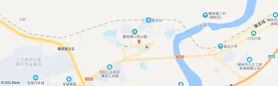 柳州雒容市场北门_公交站地图_柳州公交_妙搜公交查询2025