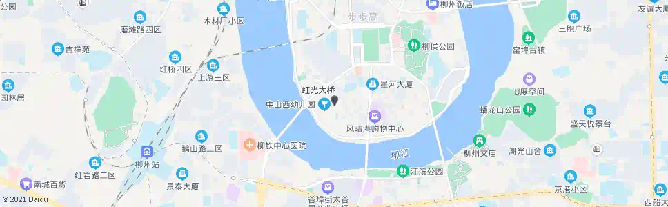 柳州中山西路_公交站地图_柳州公交_妙搜公交查询2025
