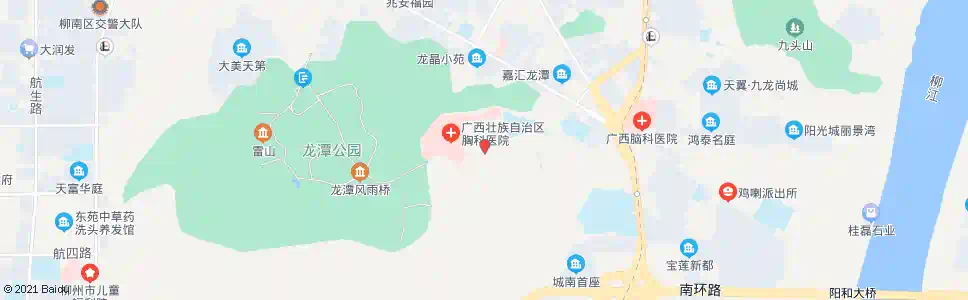 柳州广西龙潭医院_公交站地图_柳州公交_妙搜公交查询2025