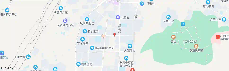 柳州航二路中_公交站地图_柳州公交_妙搜公交查询2025