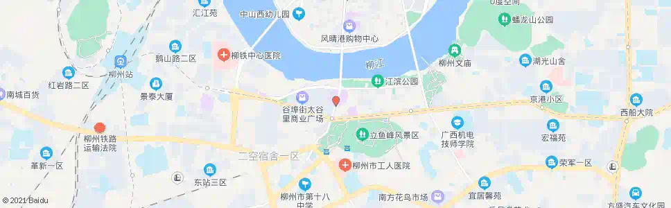 柳州鱼峰路_公交站地图_柳州公交_妙搜公交查询2025