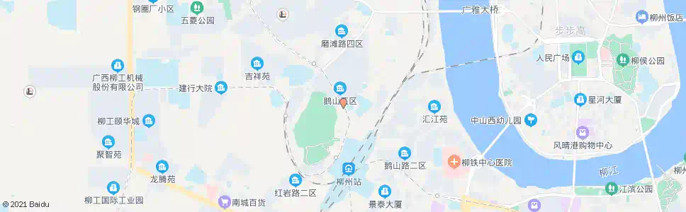 柳州鹅山公园_公交站地图_柳州公交_妙搜公交查询2025