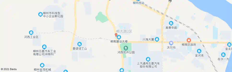 柳州十一冶二区_公交站地图_柳州公交_妙搜公交查询2025