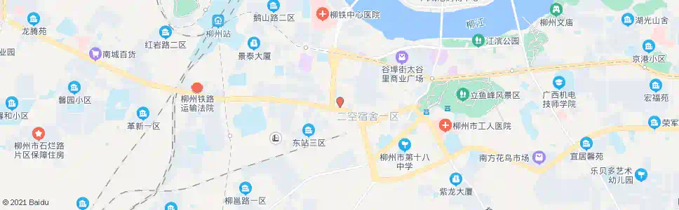 柳州市二空医院_公交站地图_柳州公交_妙搜公交查询2025