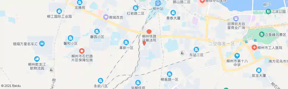 柳州永前二区_公交站地图_柳州公交_妙搜公交查询2025