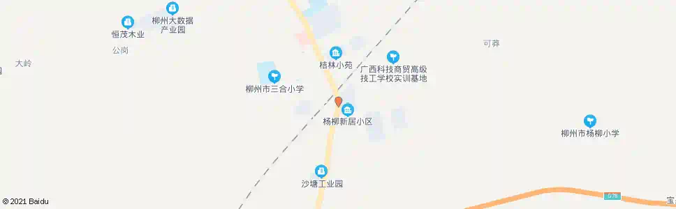 柳州杨柳路口_公交站地图_柳州公交_妙搜公交查询2025